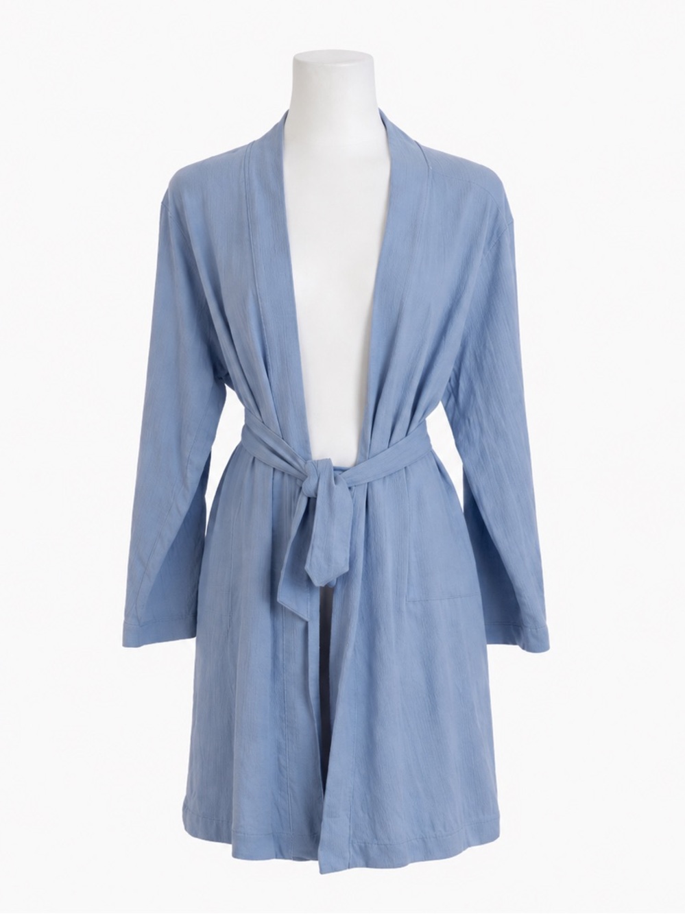 Size M Love & Lore Women’s Purple Blue Long Robe Loungewear Cozy Soft Sleepwear